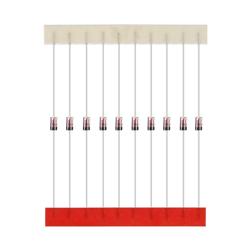 AEDIKO 14 Value 140pcs 1W Zener Diodes Assortment Kit 3.3V 3.9V 4.7V 5.1V 6.2V 6.8V 8.2V 10V 12V 15V 16V 18V 20V 24V - Image 5